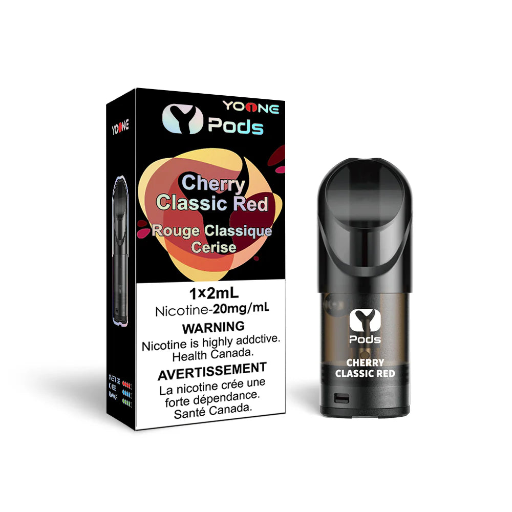 YOONE Y-PODS Cherry classic red (STLTH/ZPODS/ALLO - Compatible Vape pods) (Provincial tax)