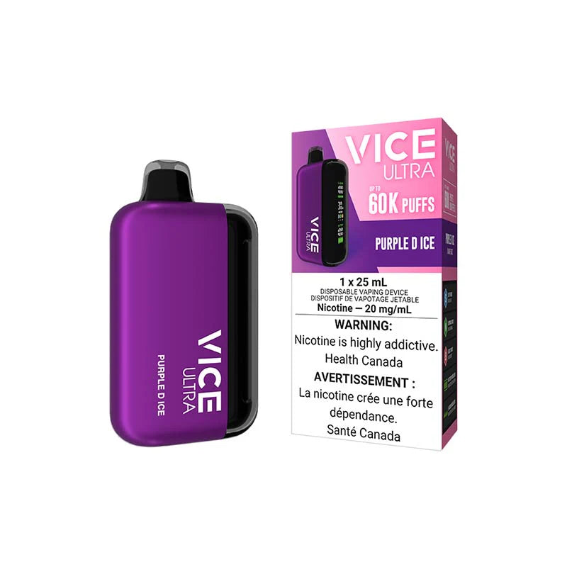 Vice Ultra 60k puffs Purple D ice (Provincial tax)