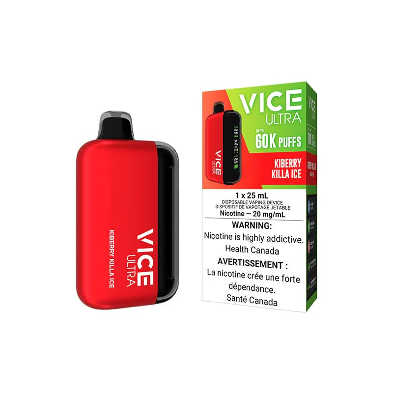 Vice Ultra 60k puffs Kiberry killa ice (Provincial tax)