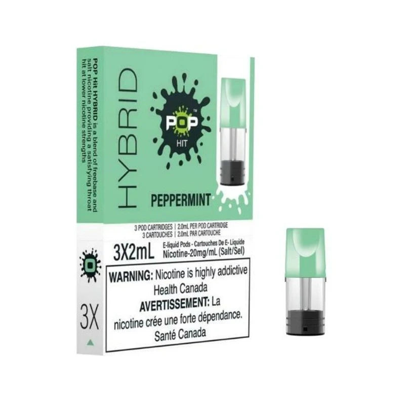 POP Hit Pods 20mg Peppermint(Provincial Tax)