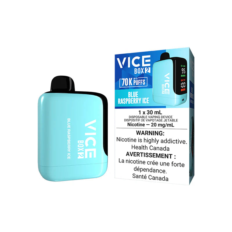 Vice Box 2 70k - Blue Raspberry Ice (Provincial Tax)