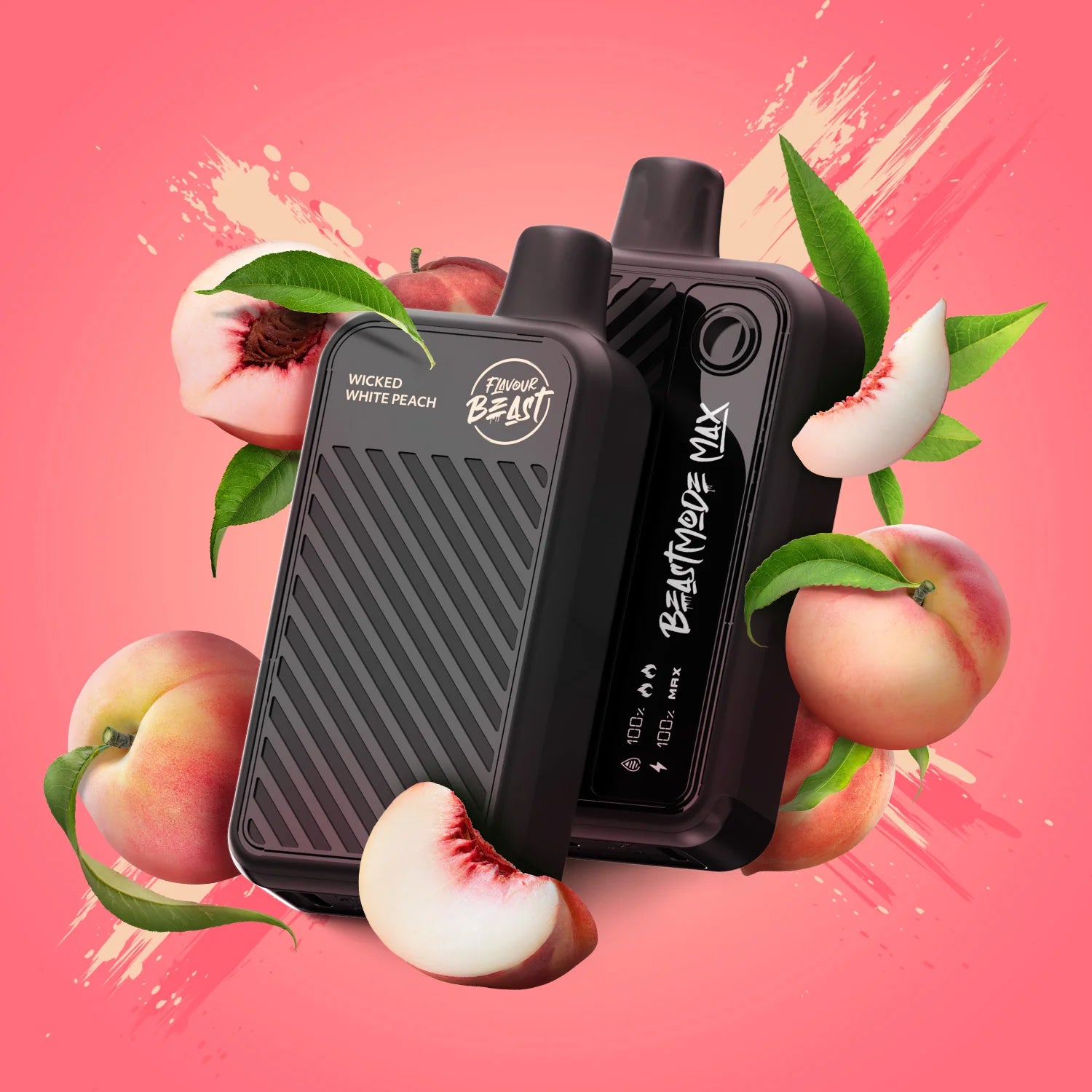 Flavour beast Beast mode max 18k puffs Wicked White Peach (ProvincialT King vape shop Flavour beast Beast mode max 18k puffs Wicked White Peach (ProvincialT King vape shop