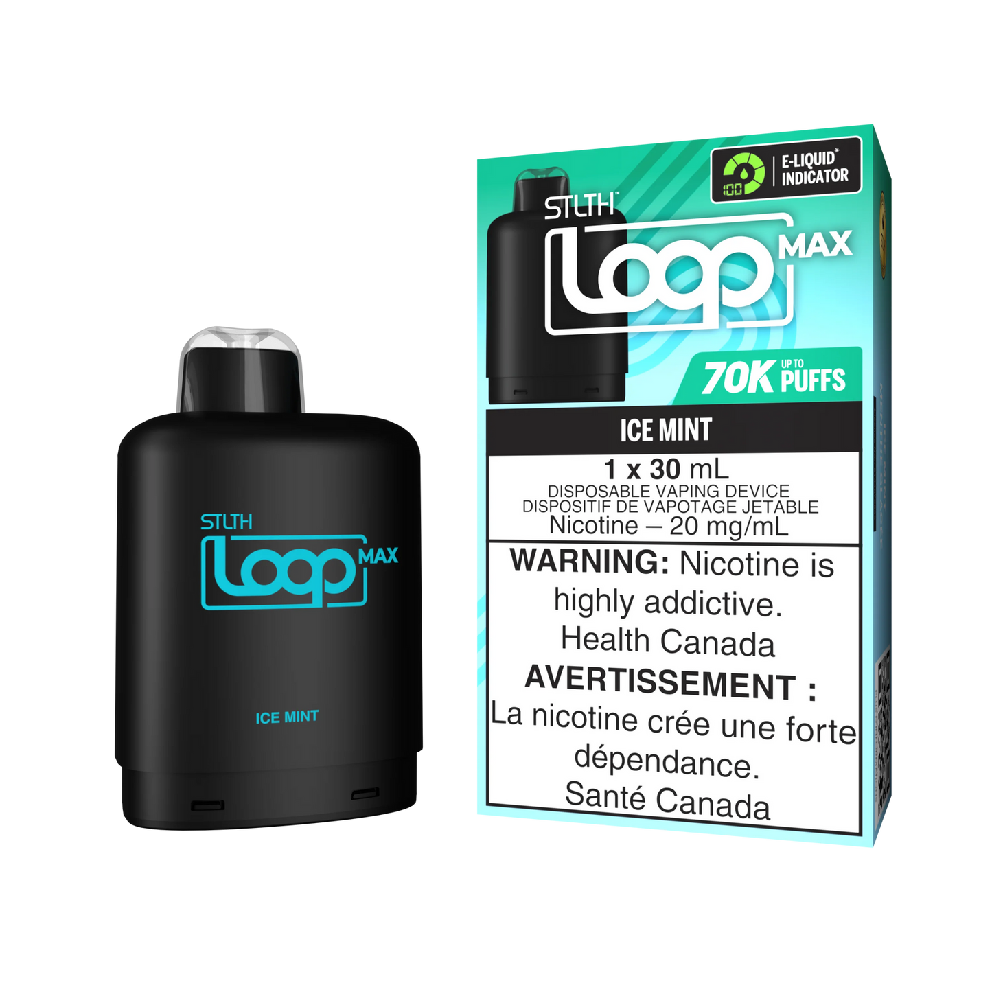 Stlth Loop Max Pod 70K - Ice Mint (Provincial Tax