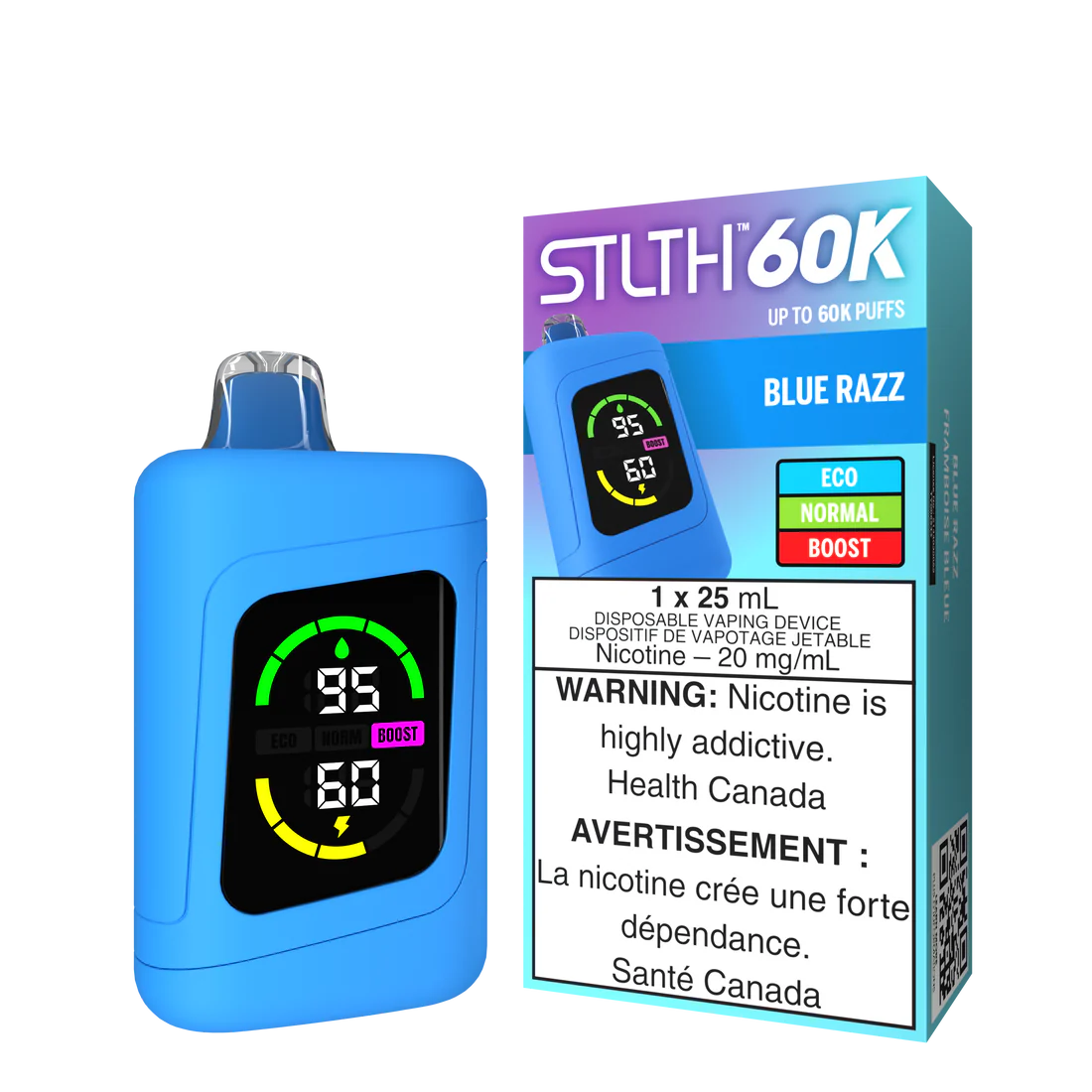 Stlth 60k Blue Razz (Provincial tax)