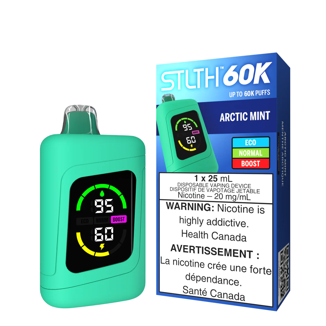 Stlth 60k Arctic Mint (Provincial tax)