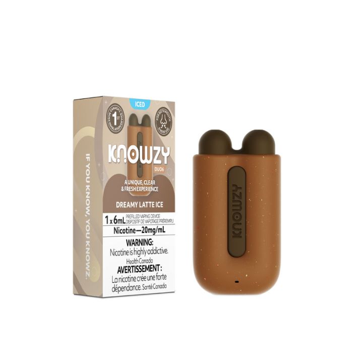 knowzy Duo6 Dreamy Latte Ice (provincial tax) – King vape shop