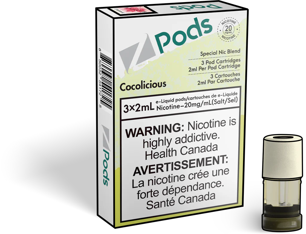Zpods 20mg Cocolicious(Provincial tax)