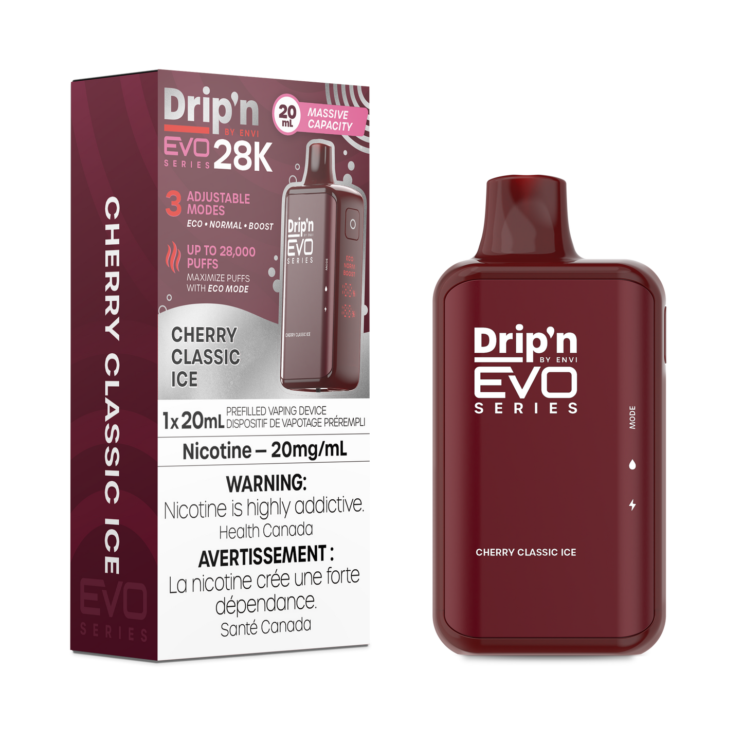 Dripn Evo 28000 Cherry classic ice*