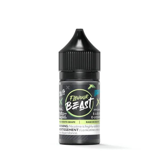 Flavour beast E-liquid- Wild white grape iced 10mg/30ml*