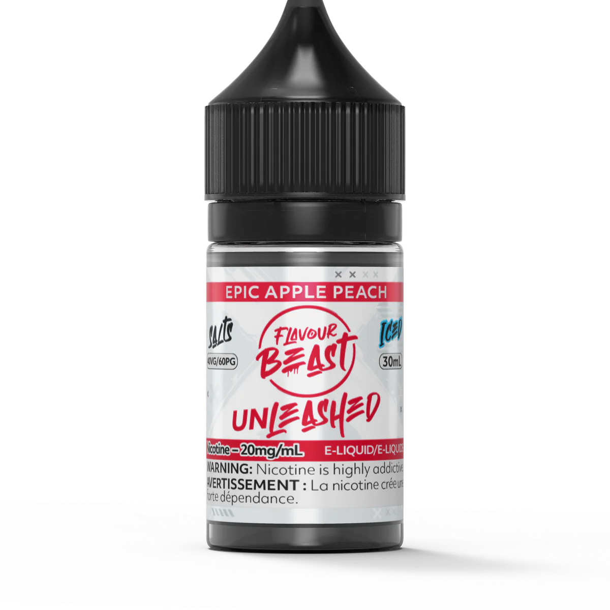 Flavour beast E-liquid- Unleashed epic Apple peach 20mg/30ml*