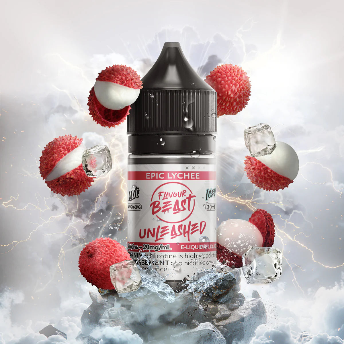 Flavour beast E-liquid- Unleashed Epic lychee 20mg/30ml*