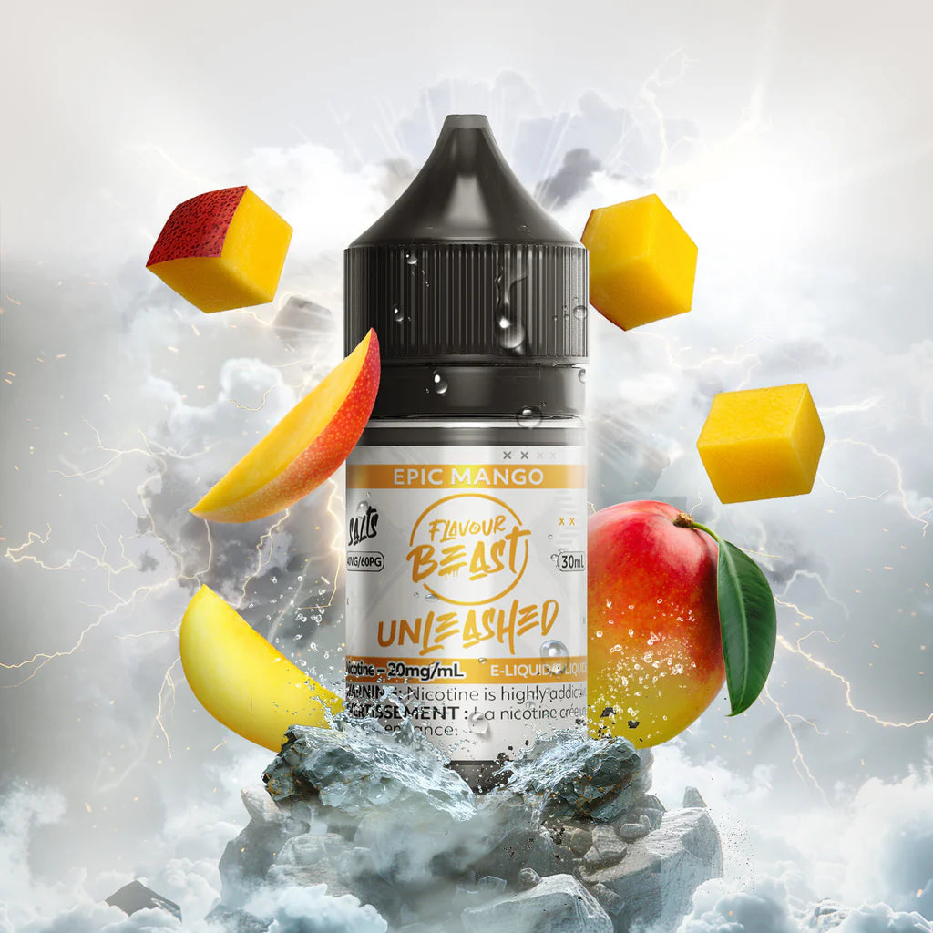 Flavour beast E-liquid- Unleashed Epic Mango 20mg/30ml*