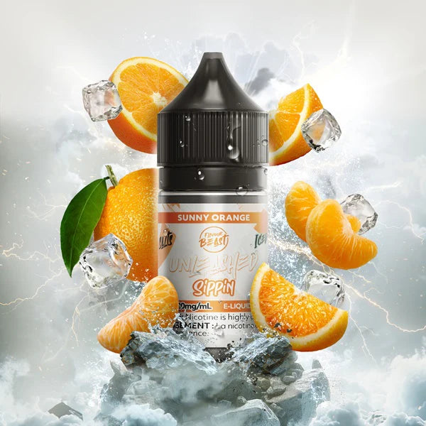 Flavour beast E-liquid- Unleashed Sippin Sunny orange 20mg/30ml*