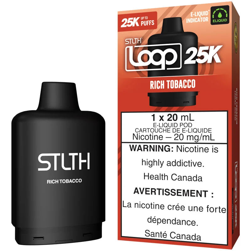 Stlth Loop 25k Rich tobacco (Provincial tax)