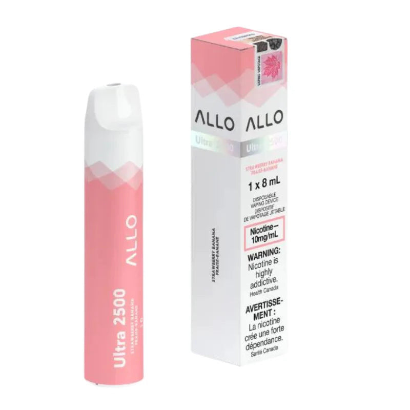 ALLO Ultra 2500 10mg Strawberry Banana *