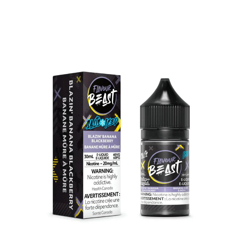 Flavour beast E-liquid- Blazin Banana Blackberry 20mg/30ml*