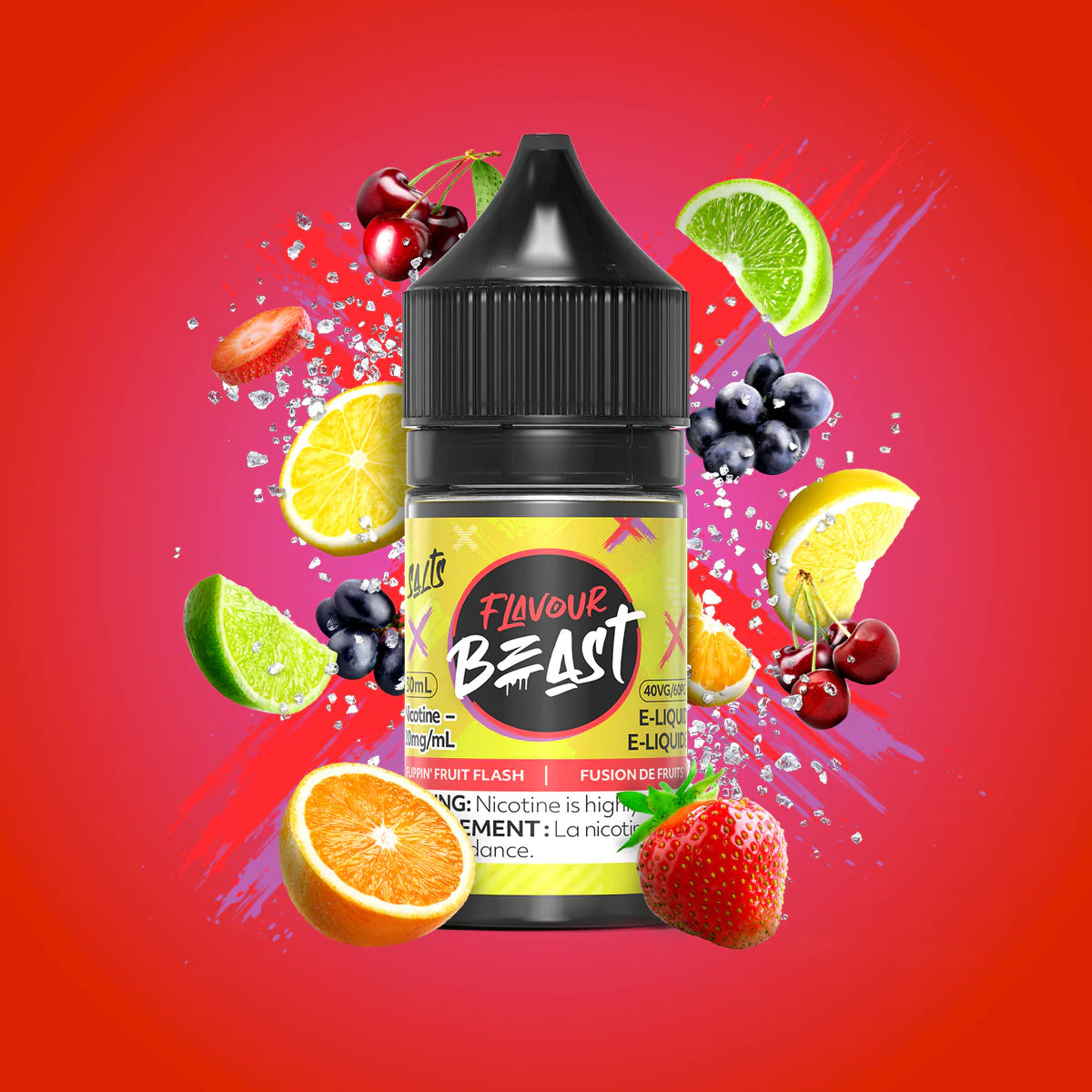 Flavour beast E-liquid- Flippin Fruit Flash 20mg/30ml*