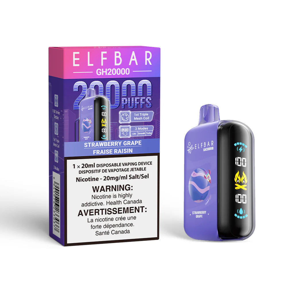 Elfbar GH 20000 Strawberry grape (provincial tax)