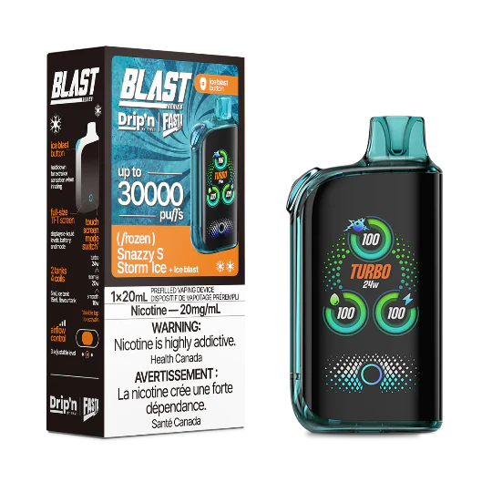 Dripn by Envi Fasta blast 30k Snazzy storm ice*
