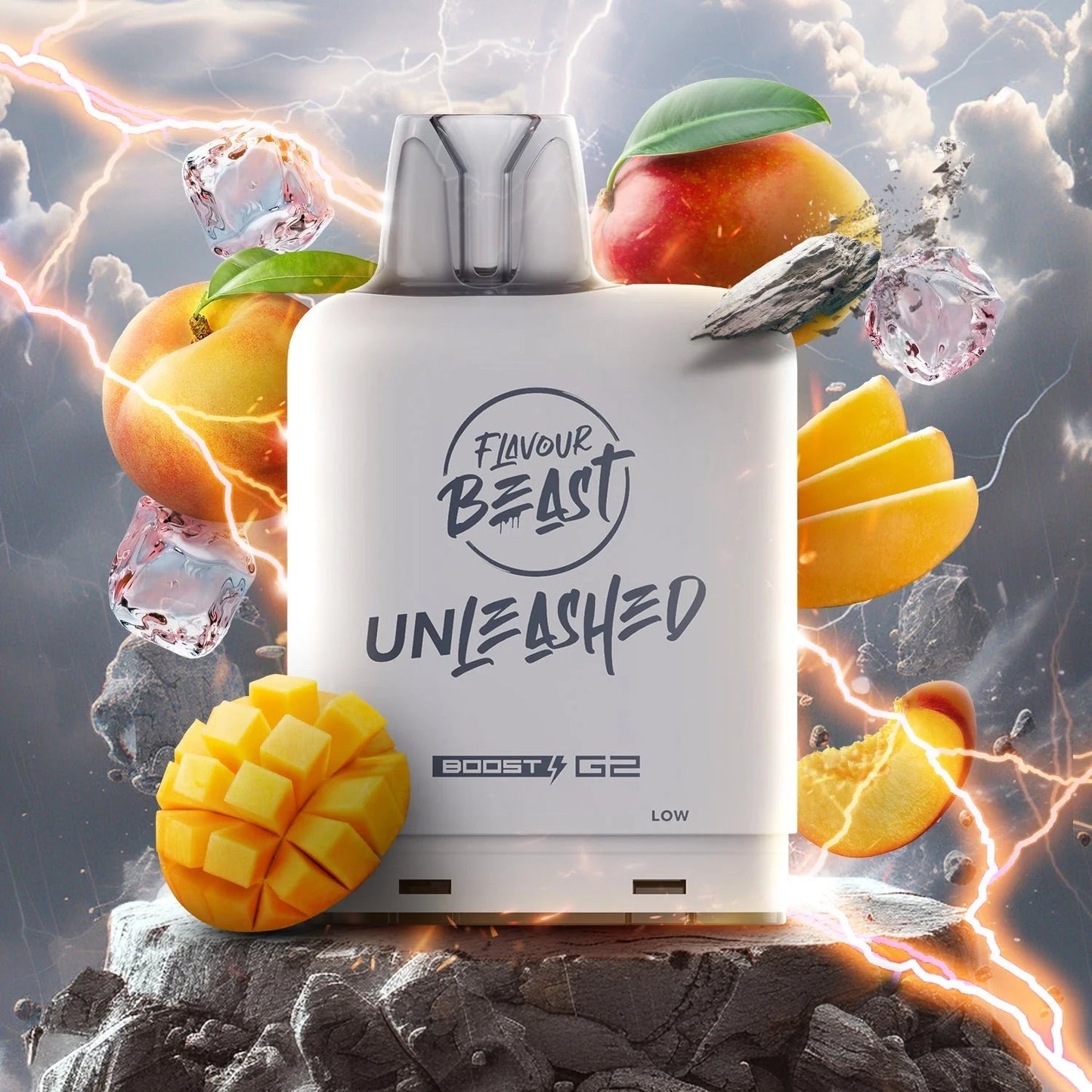 Level X Boost pod G2 25k Unleashed Epic Peach Mango*