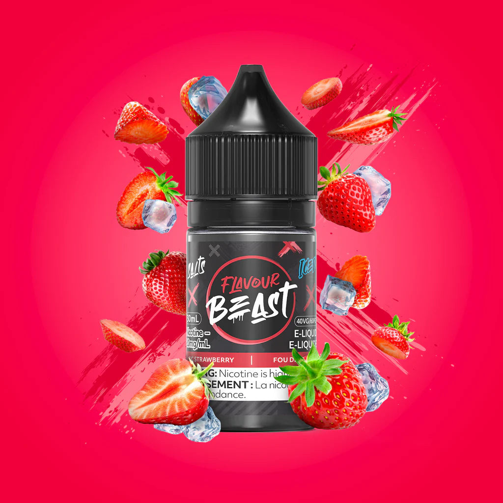 Flavour beast E-liquid- Sic Strawberry iced 20mg/30ml*