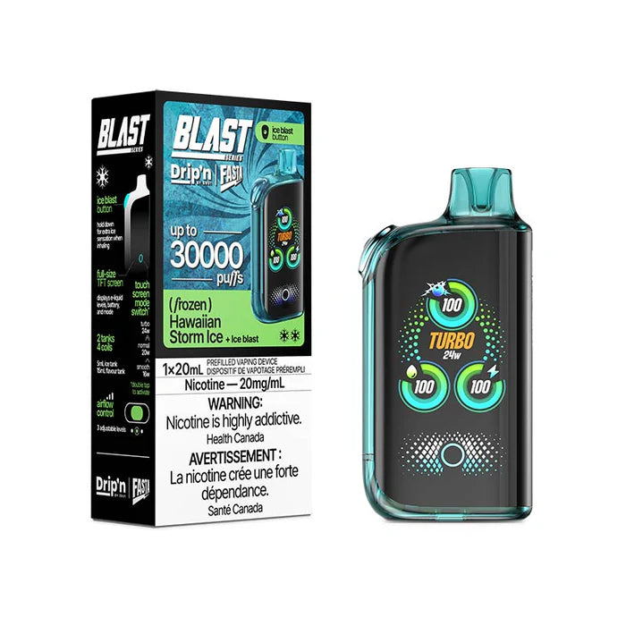 Dripn by Envi Fasta blast 30k Hawaiian Storm ice*