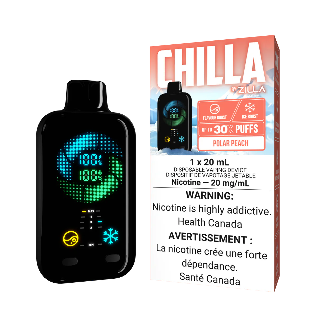 Chilla by Zilla 30k Polar peach (Provincial tax)