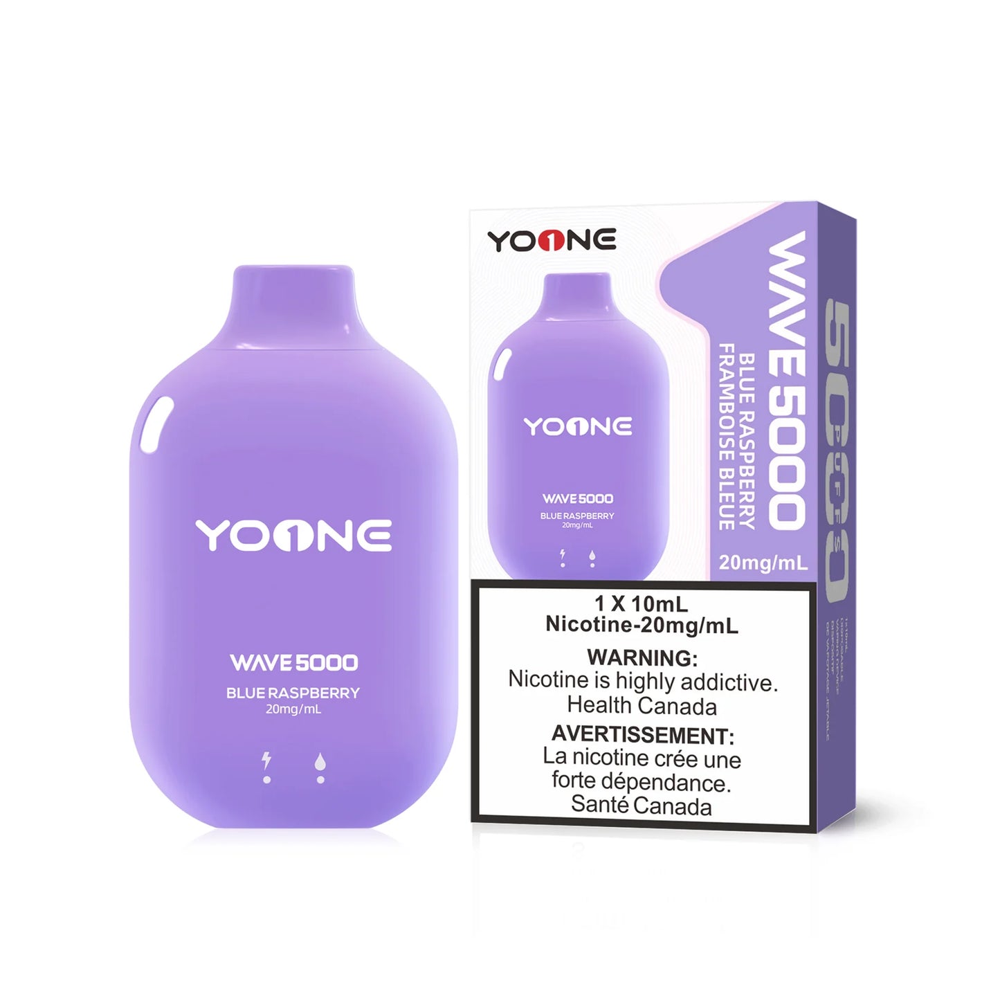 Yo One Wave5000 Blue Raspberry(Provincial tax)