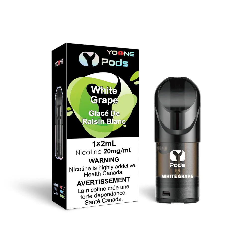 YOONE Y-PODS White grape (STLTH/ZPODS/ALLO - Compatible Vape pods) (Provincial tax)