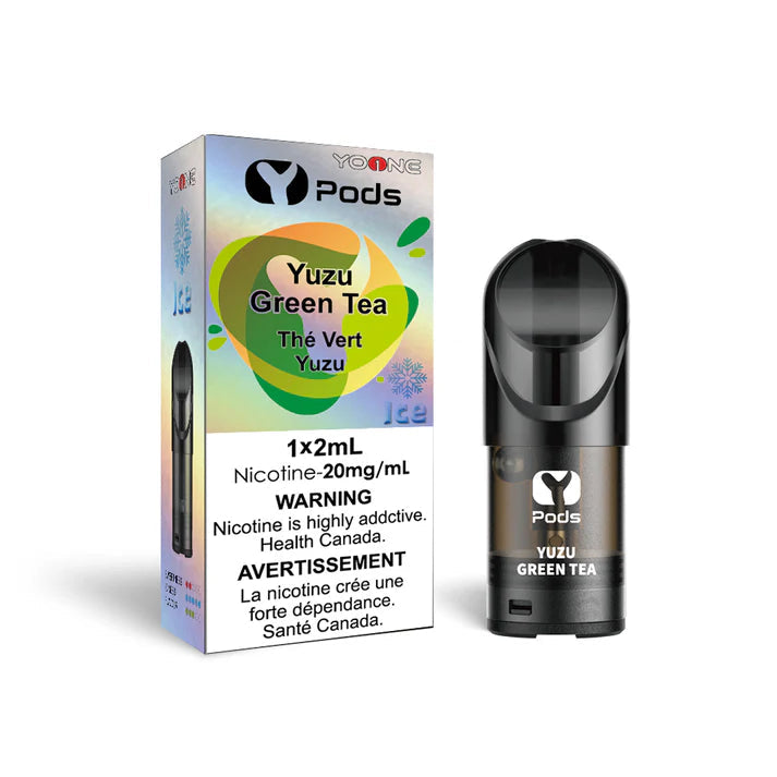 YOONE Y-PODS Yuzu green tea (STLTH/ZPODS/ALLO - Compatible Vape pods) (Provincial tax)