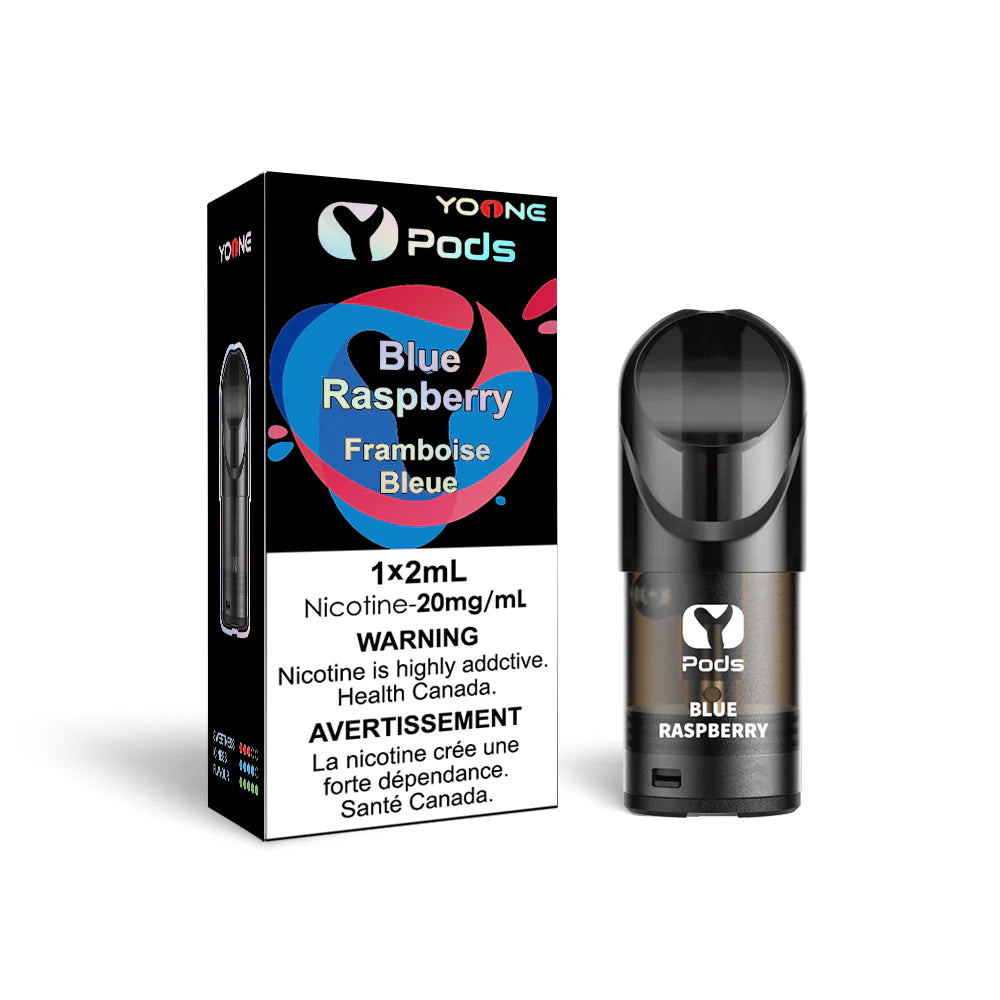 YOONE Y-PODS Blue Raspberry(STLTH/ZPODS/ALLO - Compatible Vape pods) (Provincial tax)
