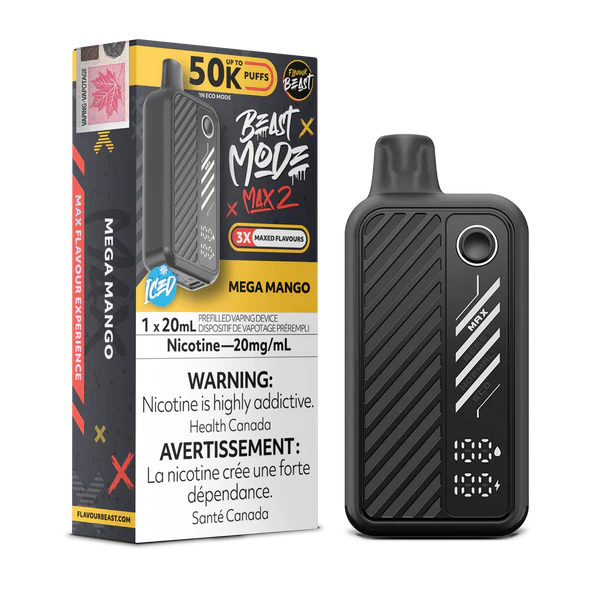 Flavour beast Beast mode max 2 50k puffs Mega Mango (ProvincialTax)