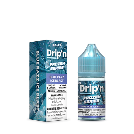 Dripn by Envi Frozen E-Liquid Blue Razz Ice Blast 20mg/30ml (provincial tax)