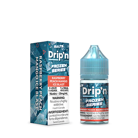 Dripn by Envi Frozen E-Liquid Raspberry Peach Mango Ice Blast 20mg/30ml (provincial tax)