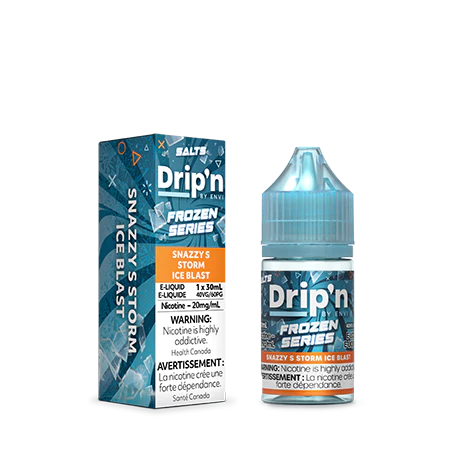 Dripn by Envi Frozen E-Liquid Snazzy S Storm Ice Blast 20mg/30ml (provincial tax)
