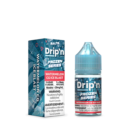 Dripn by Envi Frozen E-Liquid watermelon CG Ice Blast 20mg/30ml (provincial tax)