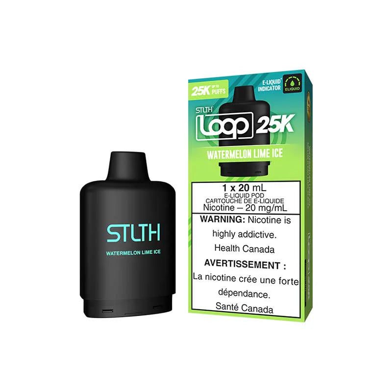 Stlth Loop 25k watermelon Lime Ice (Provincial tax)