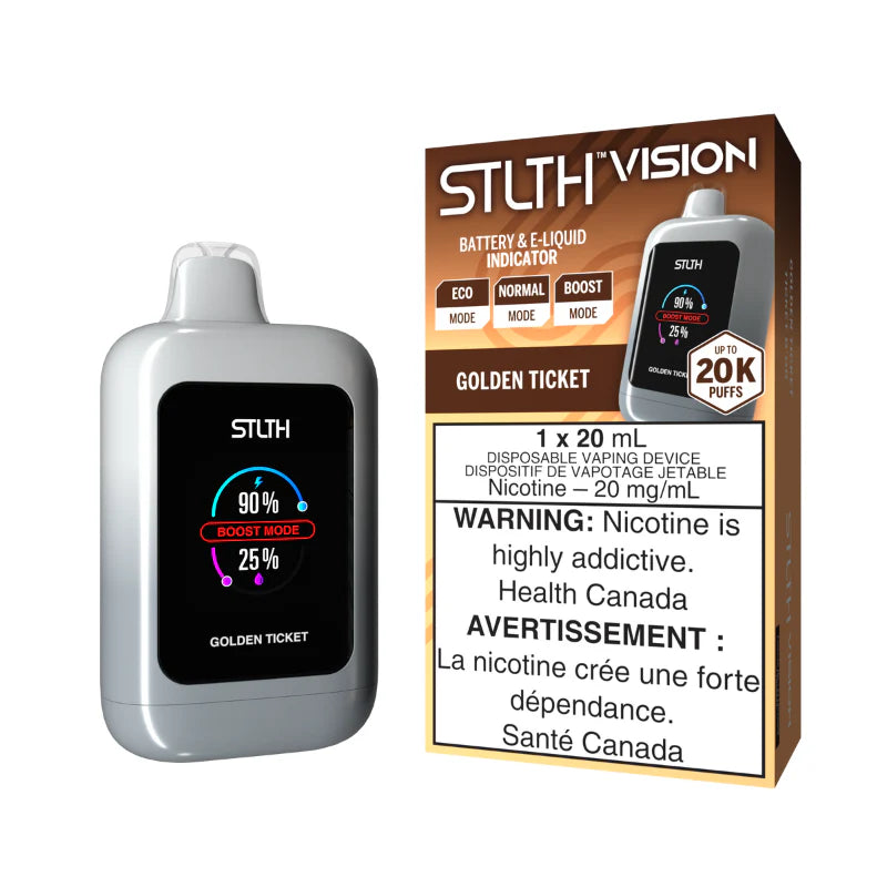 STLTh vision 20k puffs Golden Ticket(provincial tax)