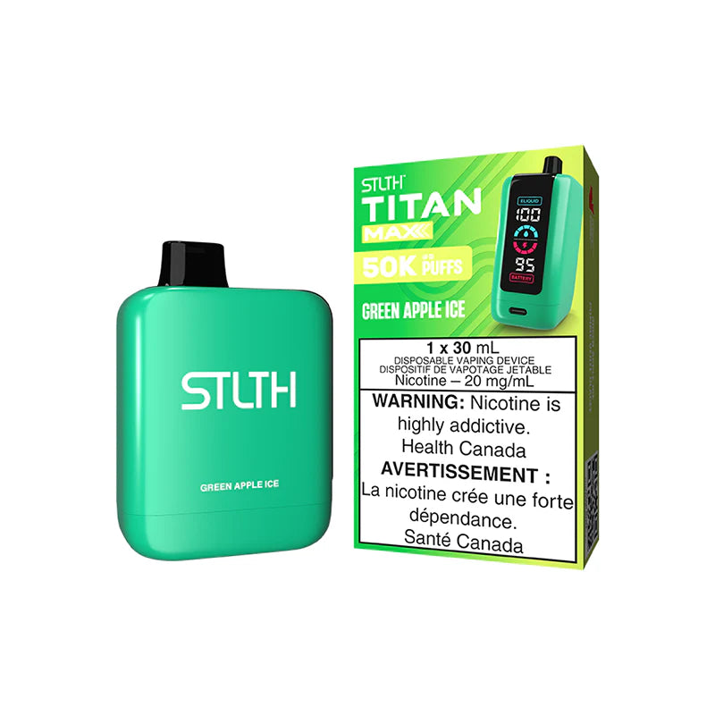 STLTh Titan Max 50k - Green apple ice (Provincial tax)