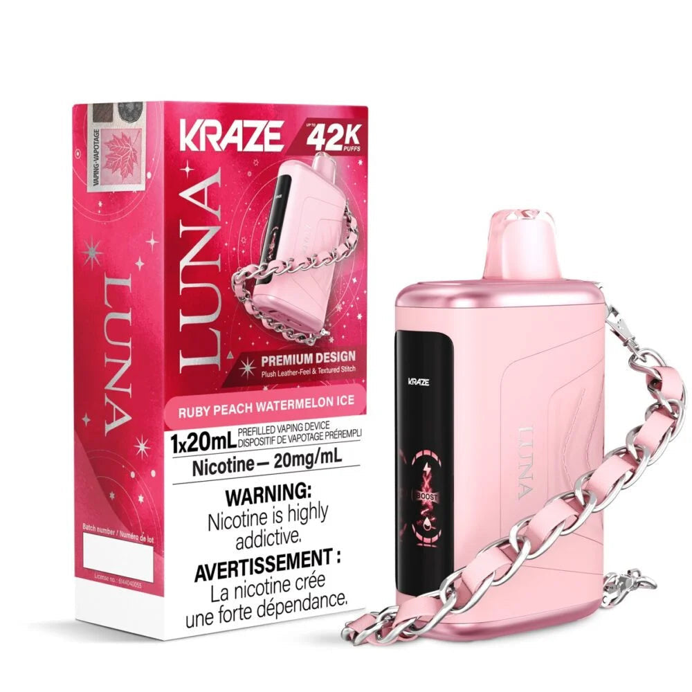 Kraze Luna 42k Ruby Peach Watermelon Ice*