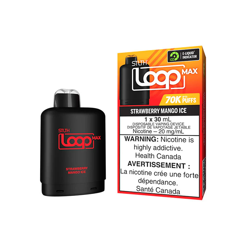 Stlth Loop Max Pod 70K - strawberry mango Ice (Provincial Tax)