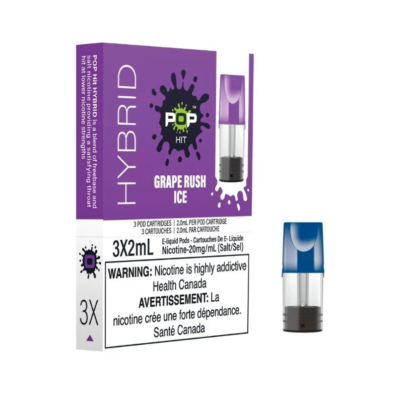 POP Hit Pods 20mg Grape rush Ice (Provincial Tax)