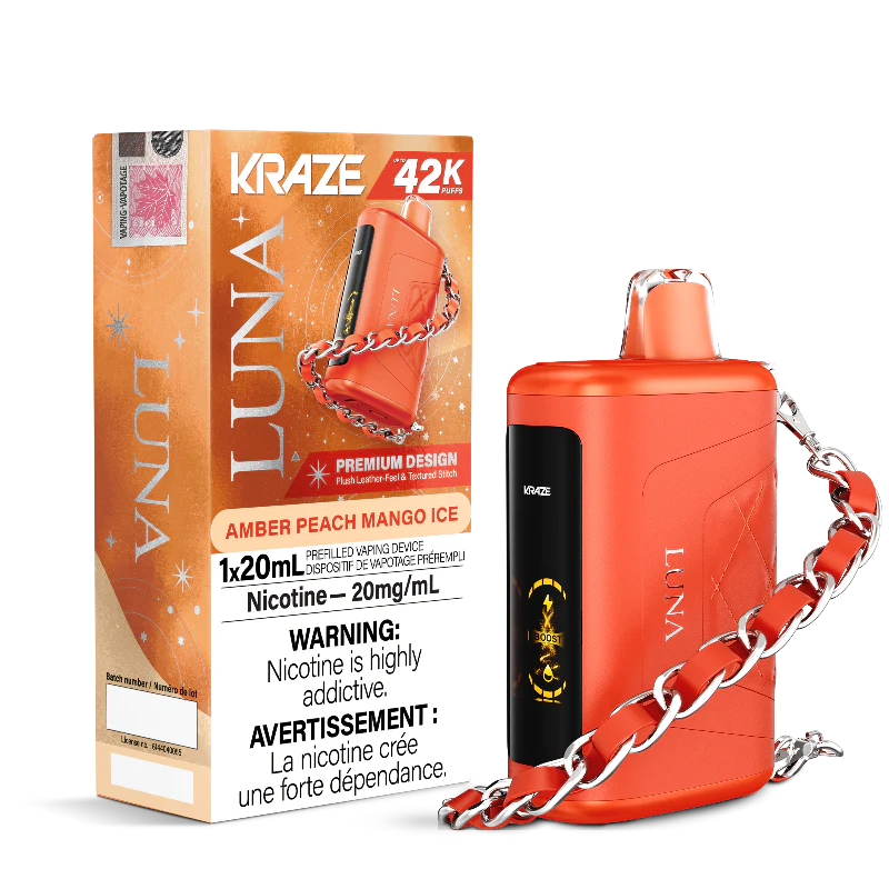 Kraze Luna 42k Amber Peach Mango Ice (provincial tax)