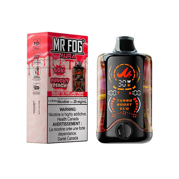 Mr Fog Aura 60k Punchy Peach (Provincial tax)