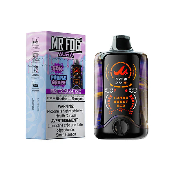 Mr Fog Aura 60k Purple Grape (Provincial tax)