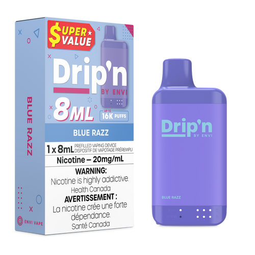 Drip’n by Envi 8ML - Blue Razz 16k *
