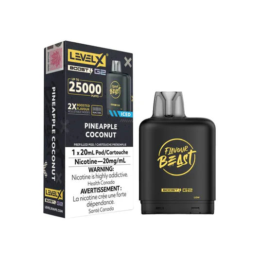 Level X G2 Ultra Pod Flavour beast 50k Pineapple Coconut (Provincial tax)