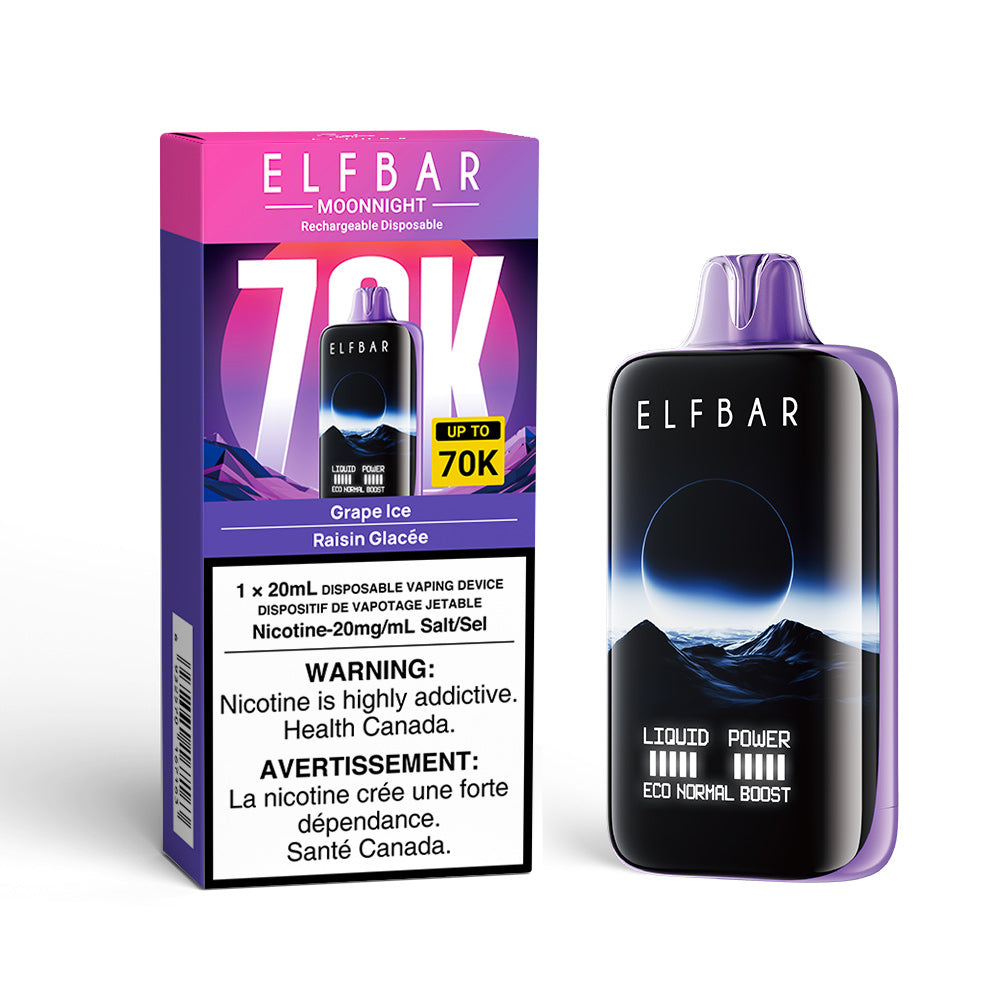 Elfbar Moonnight 70k Grape Ice (Provincial tax)