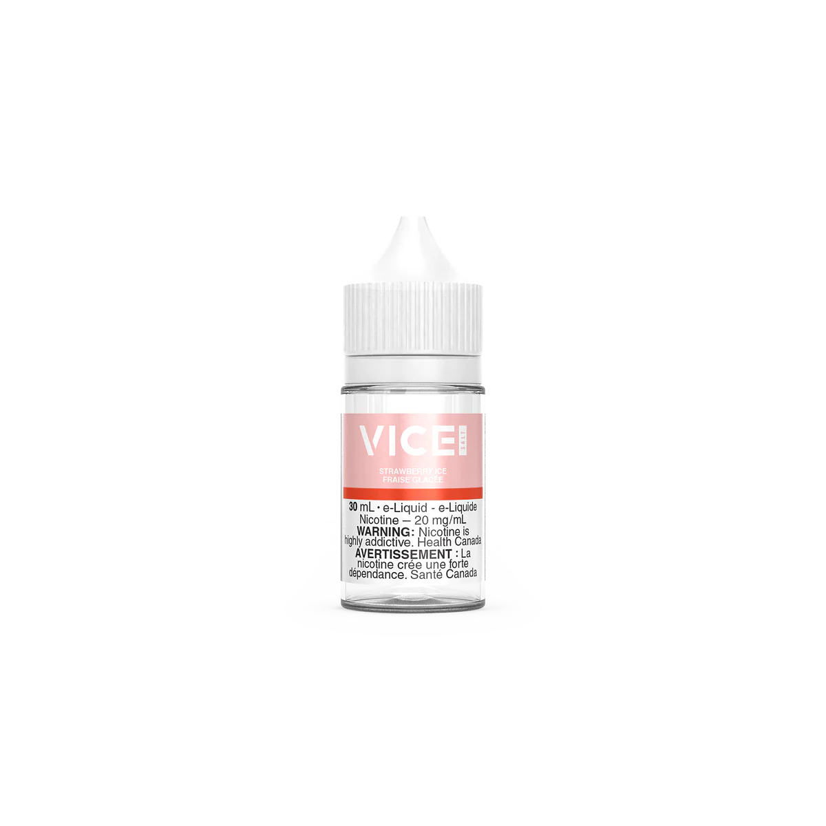 Strawberry ice by Vice salt 20 mg - 30 ml (Provincial tax)