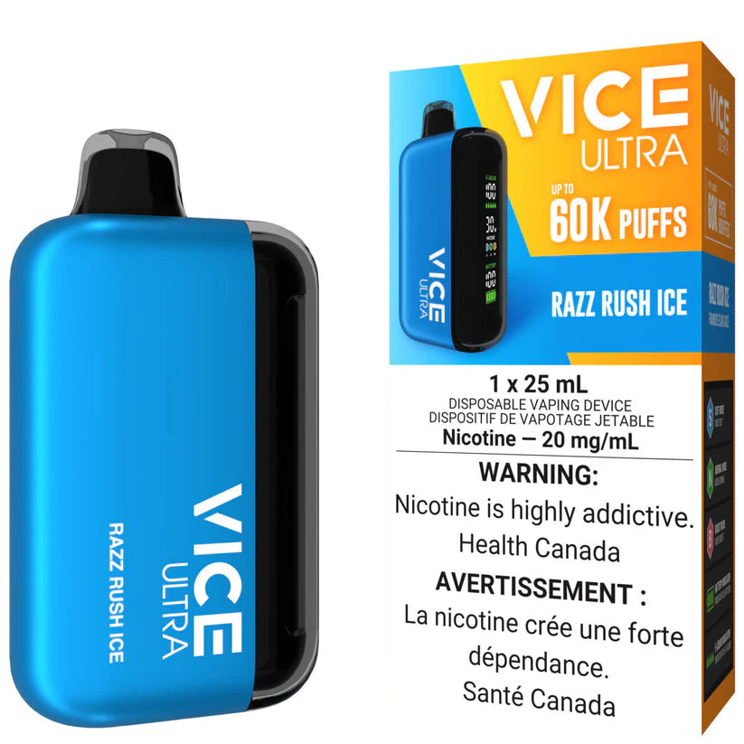 Vice ultra 60k razz rush ice(Provincial tax)